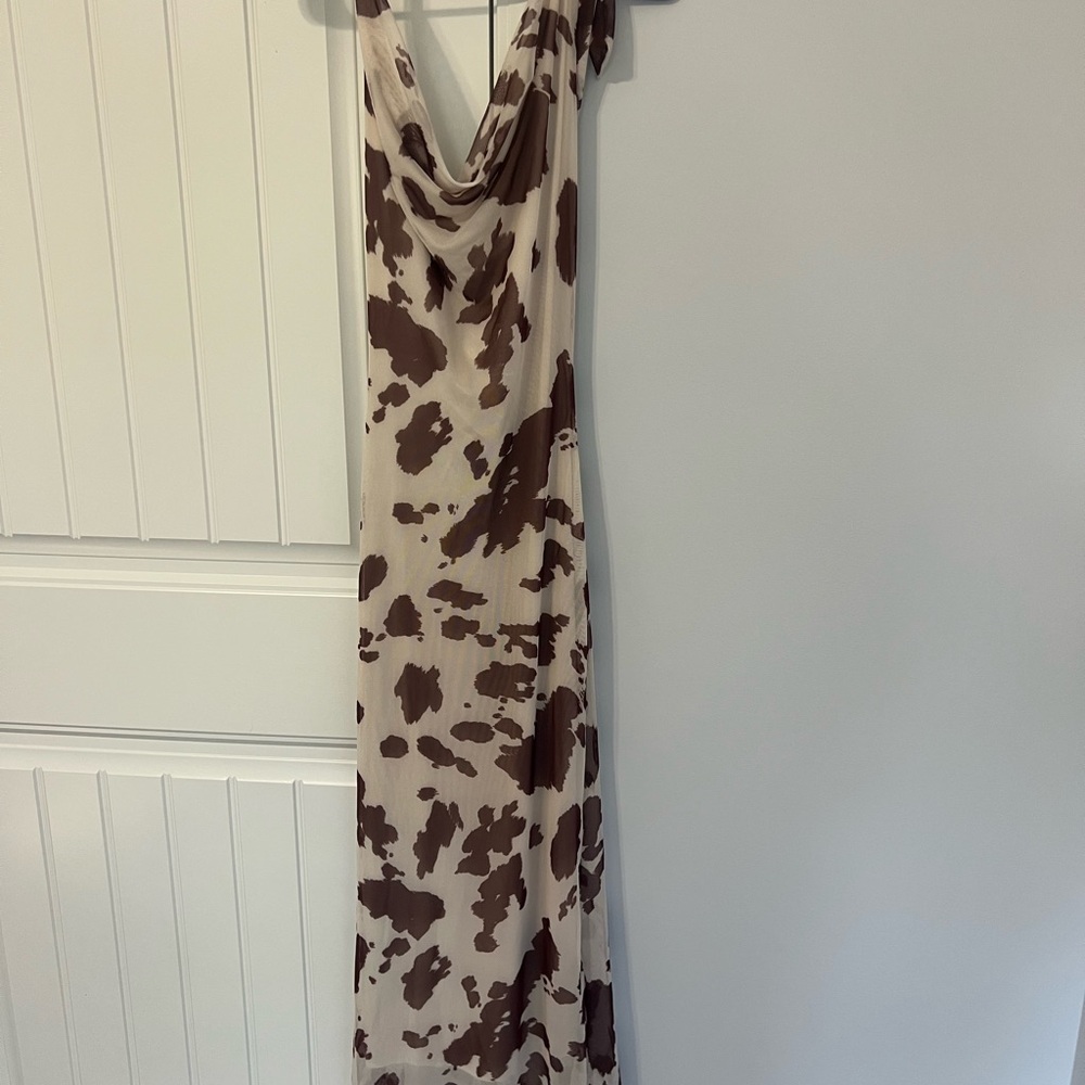 See You Monday Cow Print Dress